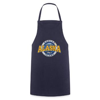 Alaska Kodiak Island (oldstyle) - Kochschürze - Navy - Vorne - AI Model Male 185 dark (185cm)
