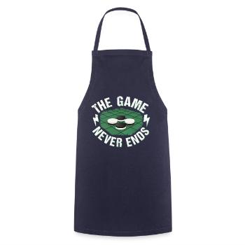 Othello Board Game Parlour Game Saying Graphics - Cooking Apron - navy - Front - AI Model Male 185 dark (185cm)