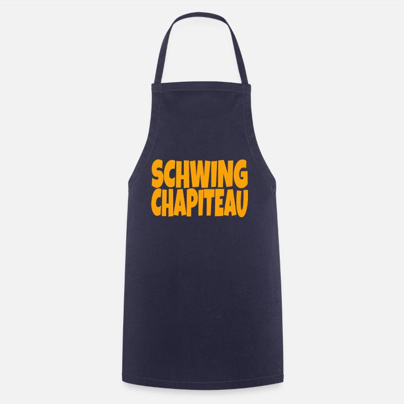schwing chapiteau - Tablier de cuisine - marine