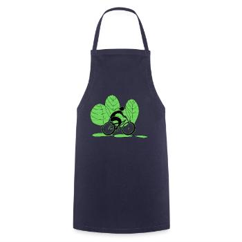 Radfahrer - Kochschürze - Navy - Vorne - AI Model Male 185 dark (185cm)