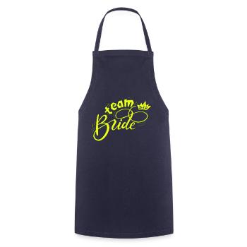 Bride bride wedding stag party bridesmaid party stag party - Cooking Apron - navy - Front - AI Model Male 185 dark (185cm)