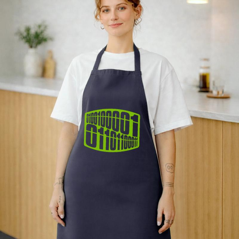 Langage de programme de code binaire Tablier de cuisine
