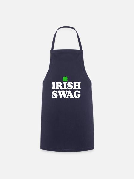 Irischer Swag - Kochschürze - Navy