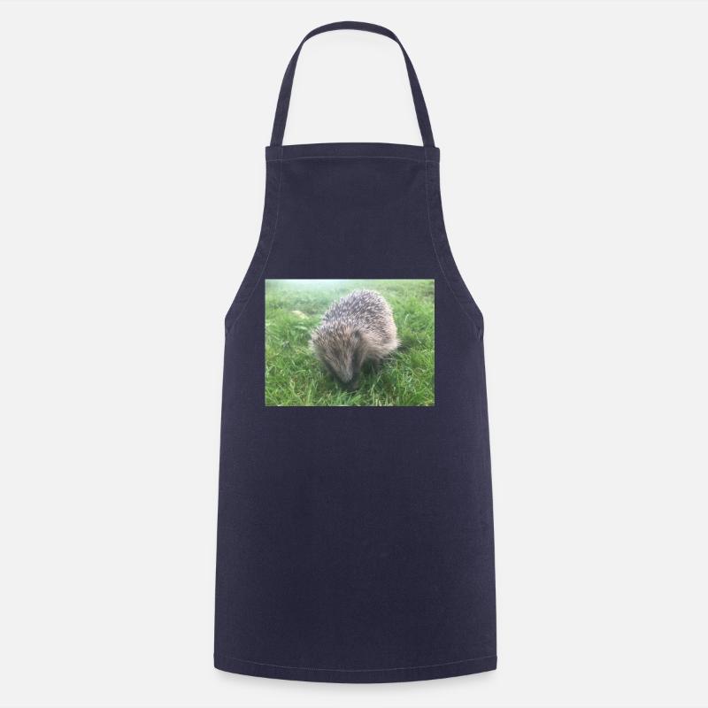 Hedgehog Cotswolds - Cooking Apron - navy