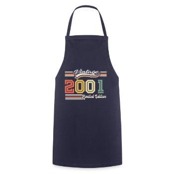 Birthday Gift 2001 Awesome Since 2001 Came - Cooking Apron - navy - Front - AI Model Male 185 dark (185cm)