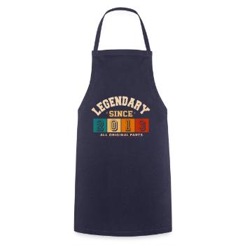 Legendary since 2013 vintage rétro anniversaire - Tablier de cuisine - marine - Devant - AI Model Male 185 dark (185cm)