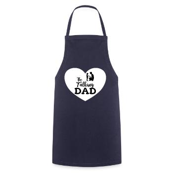 The talking Dad funny father daddy gift - Cooking Apron - navy - Front - AI Model Male 185 dark (185cm)