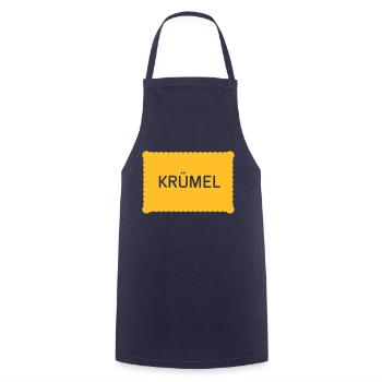 Kekskrümel - Kochschürze - Navy - Vorne - AI Model Male 185 dark (185cm)