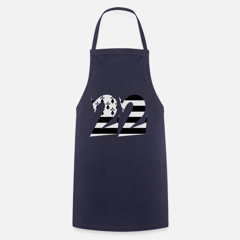 22 Britain flag - Cooking Apron - navy