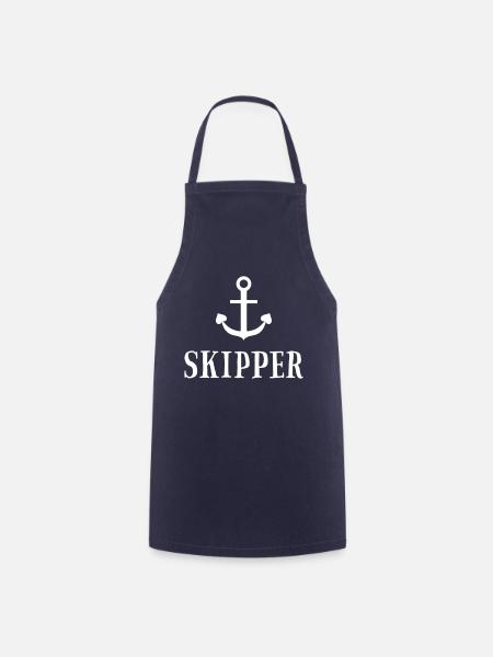 Crew - Skipper Segeln Charter Mannschaft - 5 - Kochschürze - Navy