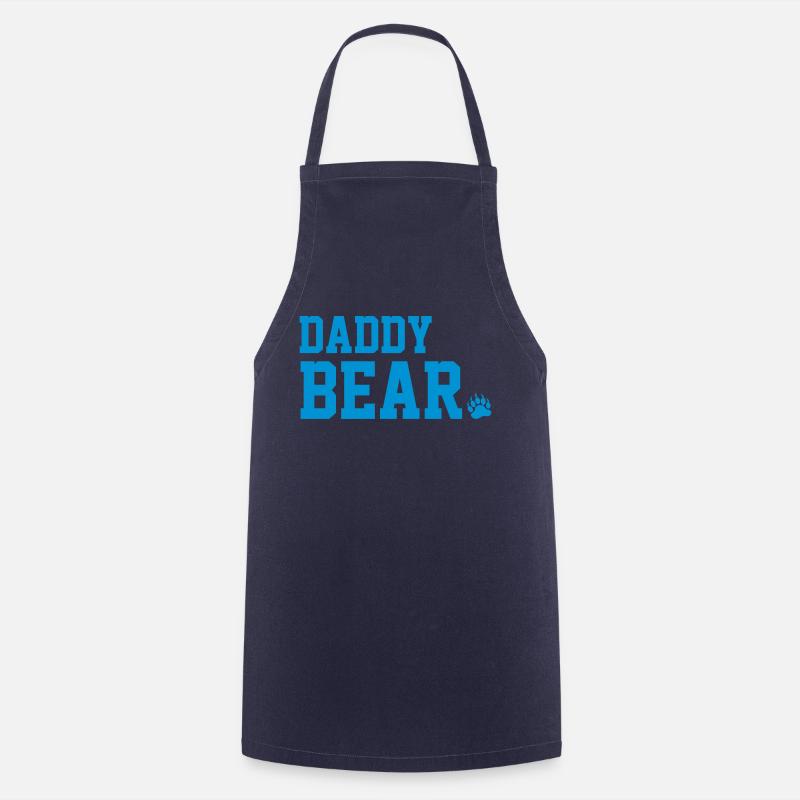 daddy_bear - Cooking Apron - navy