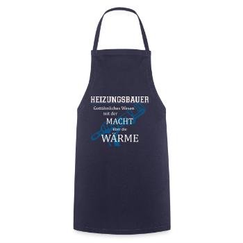Heizungsbauer T-Shirt - Gas wasser Installateure - Kochschürze - Navy - Vorne - AI Model Male 185 dark (185cm)