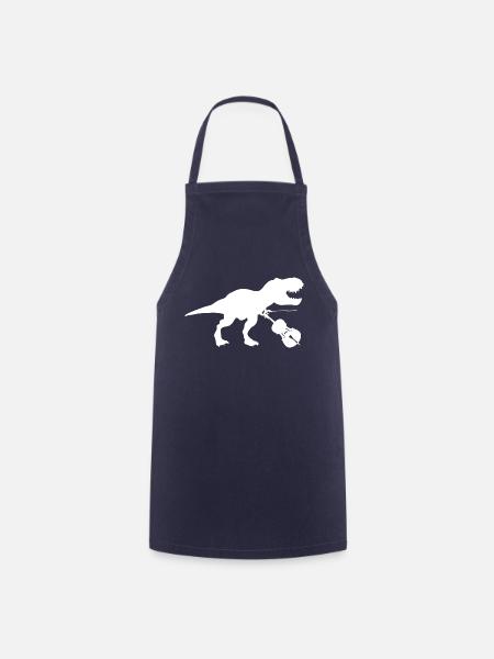 Cellosaurus Violoncelle Violoncelliste Dinosaur Rex Musique - Tablier de cuisine - marine