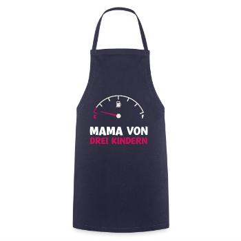 Tank leer Mama von 3 Kindern Mutter Muttertag Kind - Kochschürze - Navy - Vorne - AI Model Male 185 dark (185cm)