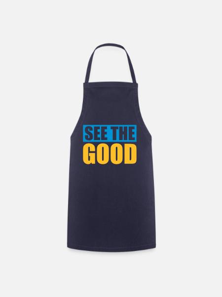 see the good Zitat - Kochschürze - Navy