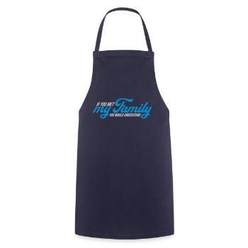 you would understand quote - Cooking Apron - navy - Front - AI Model Male 185 dark (185cm)