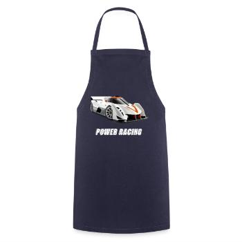 Power racing - Tablier de cuisine - marine - Devant - AI Model Male 185 dark (185cm)