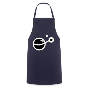 Universum - Kochschürze - Navy - Vorne - AI Model Male 185 dark (185cm)