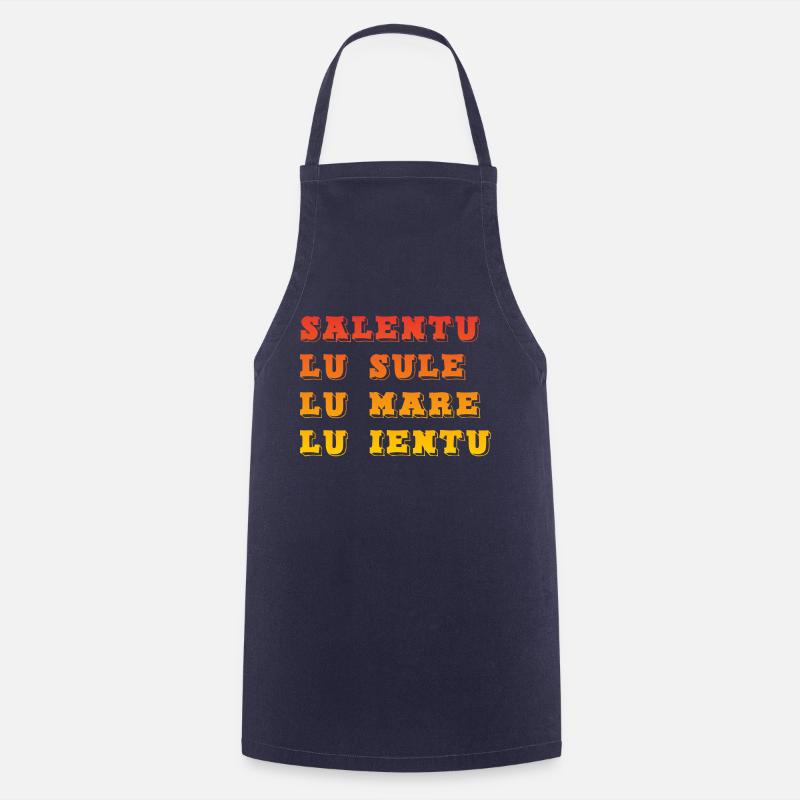 Salentu - Lu sule Lu mare lu ientu - Tablier de cuisine - marine