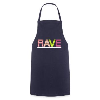 Rave - Kochschürze - Navy - Vorne - AI Model Male 185 dark (185cm)