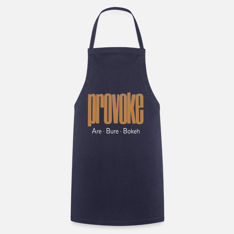 Provoquer - Tablier de cuisine - marine