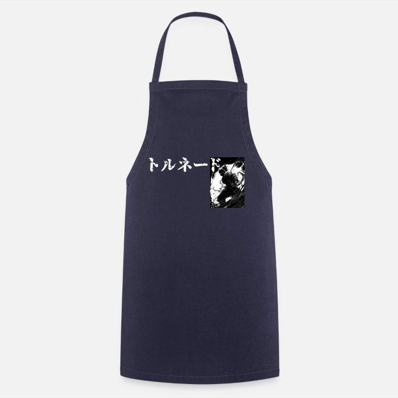 Tornado Samurai - Cooking Apron - navy