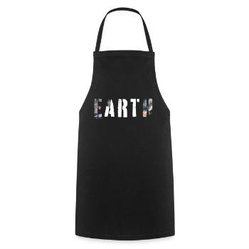 ART DE LA TERRE - Tablier de cuisine - noir - Devant - AI Model Male 185 dark (185cm)