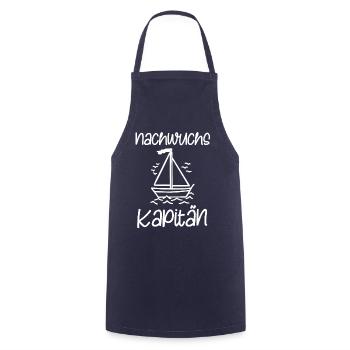 Nachwuchs Kapitän kleiner Kapitän Boot Segeln - Kochschürze - Navy - Vorne - AI Model Male 185 dark (185cm)
