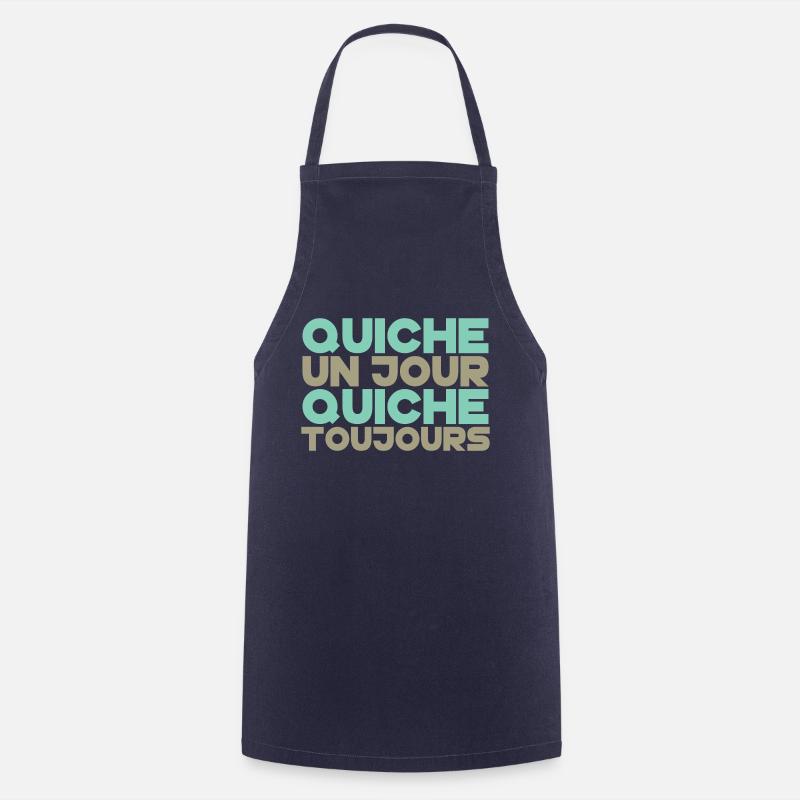 Lorraine Quiche un jour - Tablier de cuisine - marine
