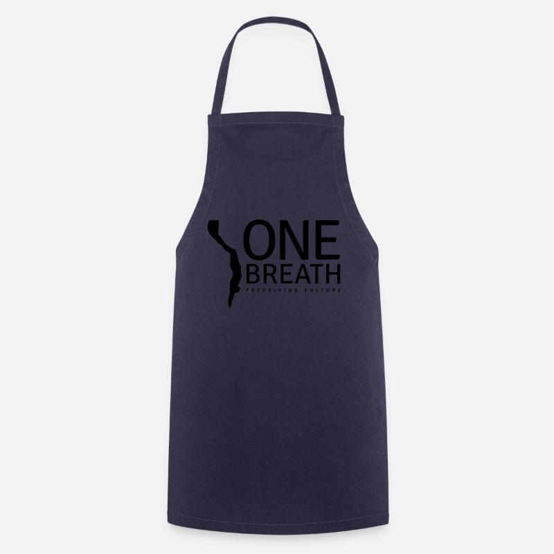One Breath (custom color) - Kochschürze - Navy