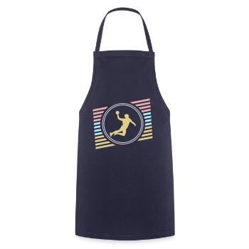 handball - Tablier de cuisine - marine - Devant - AI Model Male 185 dark (185cm)