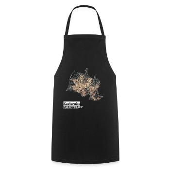 Karlsruhe Basic Pastels - Cooking Apron - black - Front - AI Model Male 185 dark (185cm)