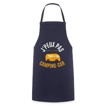 J’PEUX PAS J’AI CAMPING-CAR - Tablier de cuisine - marine - Devant - AI Model Male 185 dark (185cm)