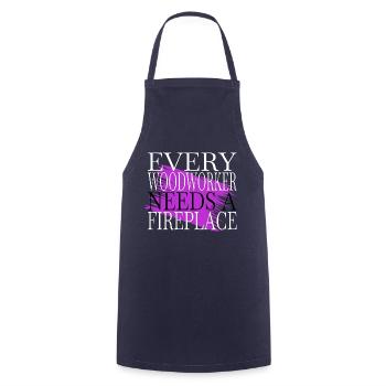 forest work awesome forester birthday gift funny - Cooking Apron - navy - Front - AI Model Male 185 dark (185cm)