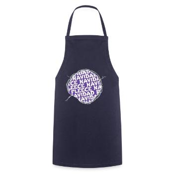 cool present christmas vacation bedroom - Cooking Apron - navy - Front - AI Model Male 185 dark (185cm)