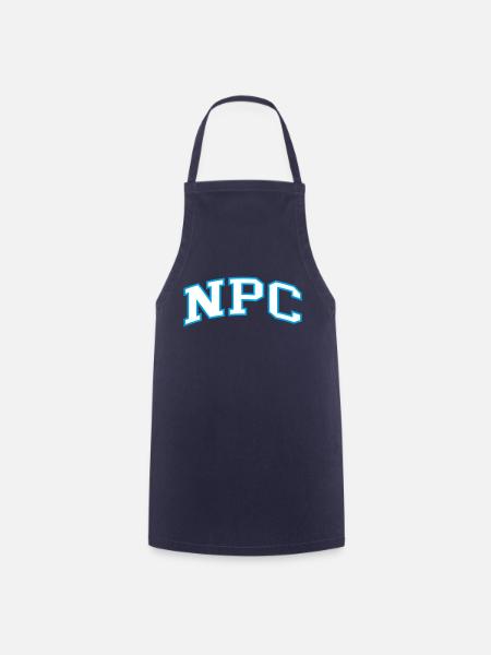 NPC gamer gaming - Kochschürze - Navy