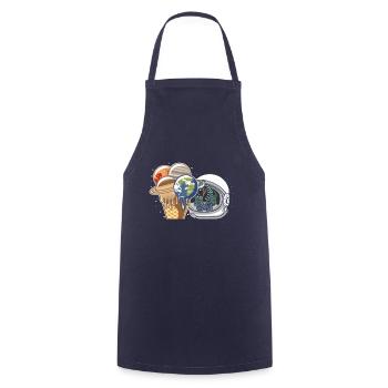 Astro Icecream - Kochschürze - Navy - Vorne - AI Model Male 185 dark (185cm)