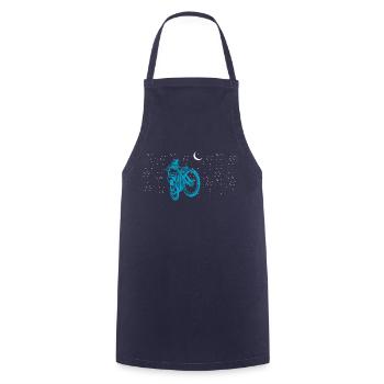 VTT VTT - Tablier de cuisine - marine - Devant - AI Model Male 185 dark (185cm)