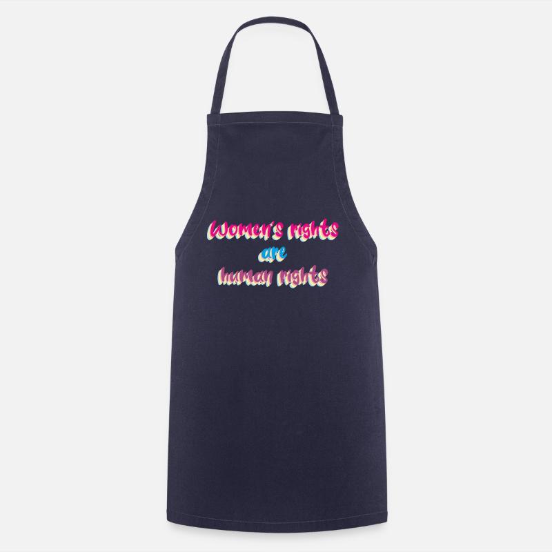 Women's rights - Cooking Apron - navy