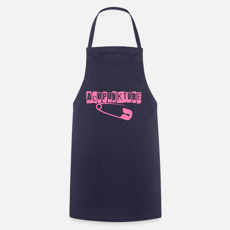 acupunkture - Tablier de cuisine - marine