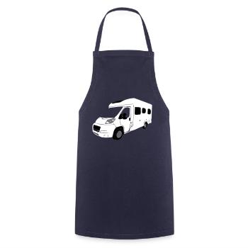 Recreational vehicle - Cooking Apron - navy - Front - AI Model Male 185 dark (185cm)