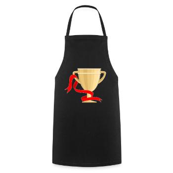 CUP - Cooking Apron - black - Front - AI Model Male 185 dark (185cm)