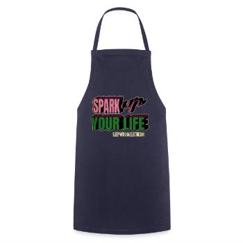 lineman actress gift gift idea - Cooking Apron - navy - Front - AI Model Male 185 dark (185cm)