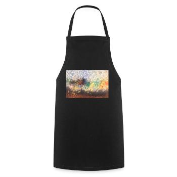 Feu de champ - Tablier de cuisine - noir - Devant - AI Model Male 185 dark (185cm)