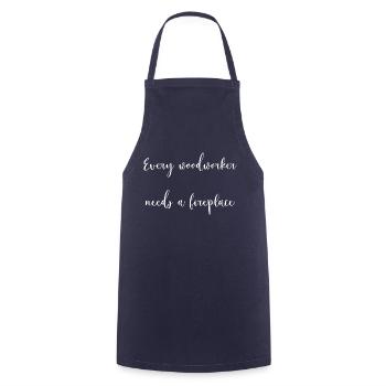 happy funny sayings birthday present plumber - Kochschürze - Navy - Vorne - AI Model Male 185 dark (185cm)