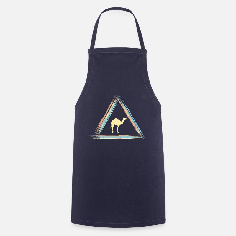 camel - Cooking Apron - navy