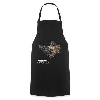 Ingolstadt Basic Pastels - Cooking Apron - black - Front - AI Model Male 185 dark (185cm)