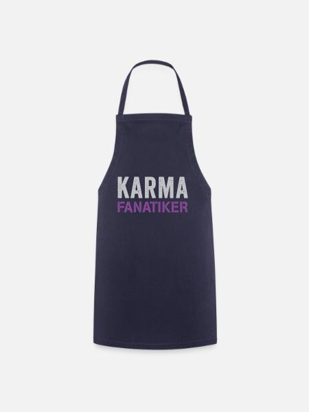 Karma Fanatiker - Kochschürze - Navy