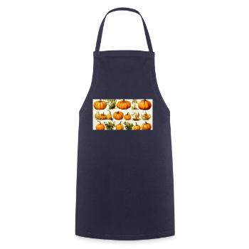Pumpkin Cuddler: The Mug Edition for Autumn Magic - Cooking Apron - navy - Front - AI Model Male 185 dark (185cm)