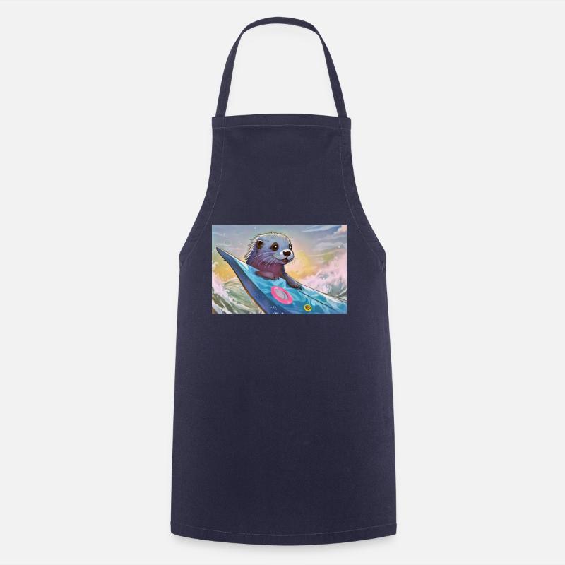Surf Otti Bleu - Tablier de cuisine - marine